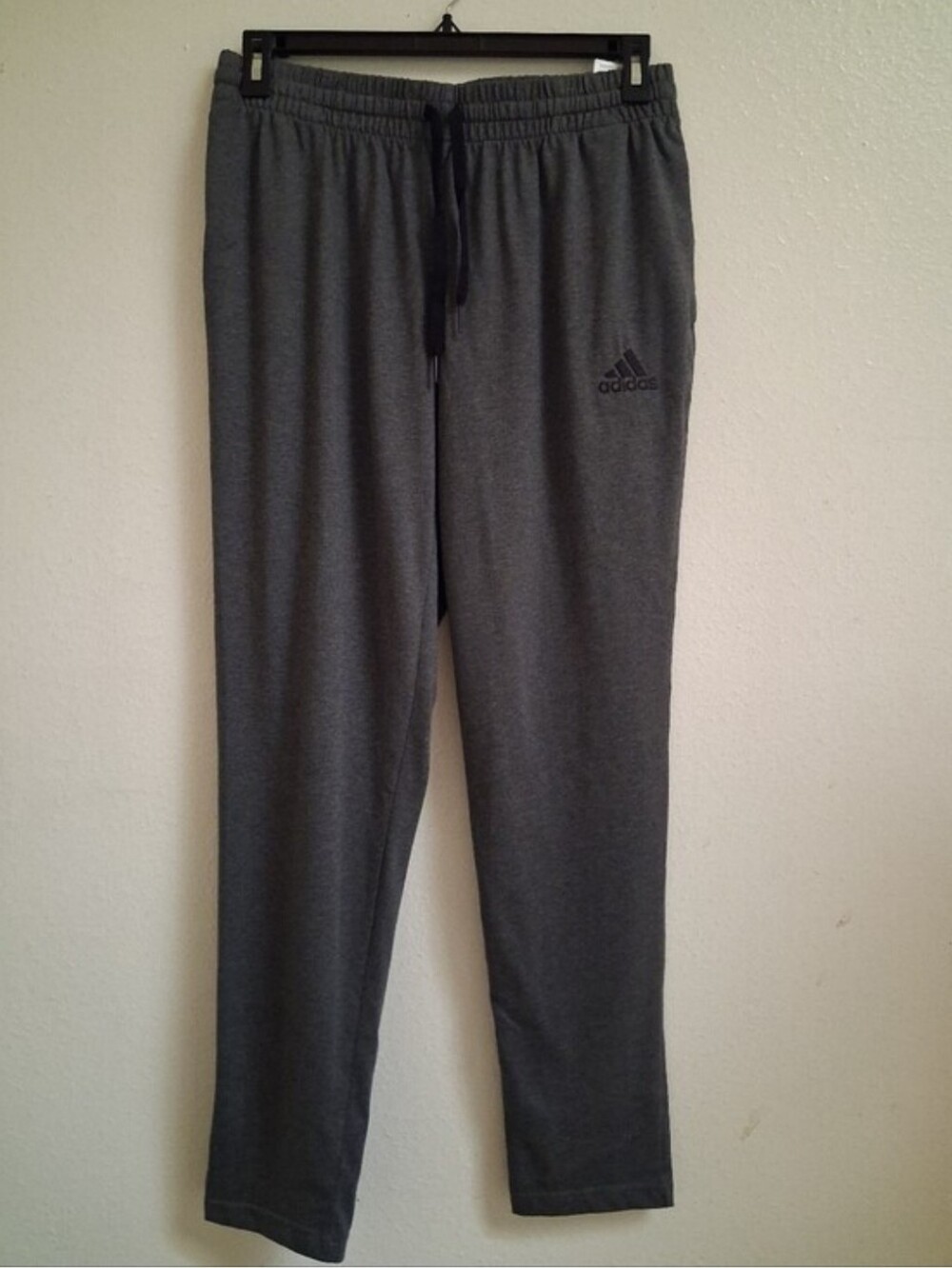 Adidas AEROREADY Men's Regular Tapered Sweatpants Dark Grey Heather Size L
